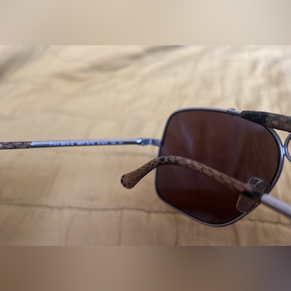 Polo Snakeskin Aviator Sunglasses - Picture 6 of 7